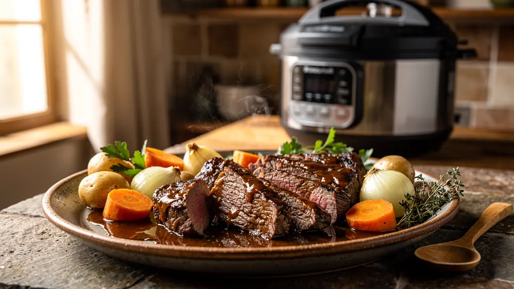 Rundvlees in de Snelkookpan